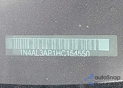 2017 Nissan Altima 2.5 из США, поврежденный, VIN 1N4AL3AP1HC154550